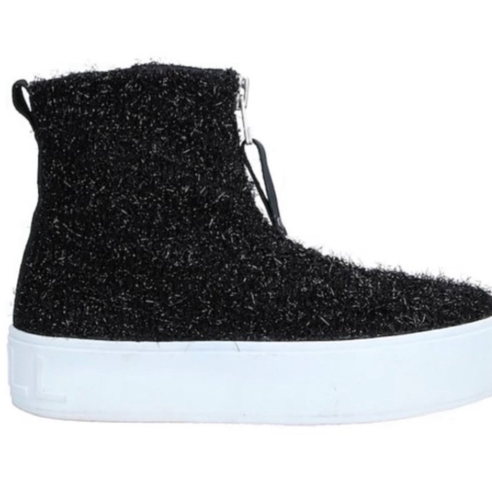Italian zipper high top sneakers
